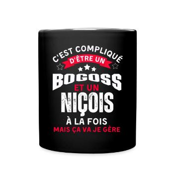 Habitants de Nice - Mug uni - noir - Devant