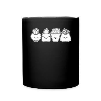 Jardinage Drapeau US Paysagiste Jardinier amateur - Mug uni - noir - Devant