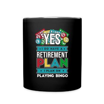 J’ai un plan de retraite qui appelle un professionnel - Mug uni - noir - Devant