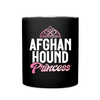 Afghan Hound Gifts - Tasse einfarbig - Schwarz - Vorne