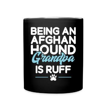 Cadeaux pour les chiens afghans - Mug uni - noir - Devant