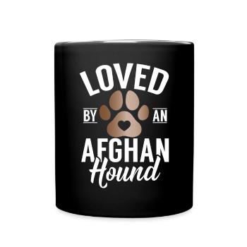Cadeaux pour les chiens afghans - Mug uni - noir - Devant