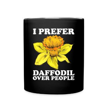 Daffodils Flower Daffodil Daffodils - Full Colour Mug - black - Front