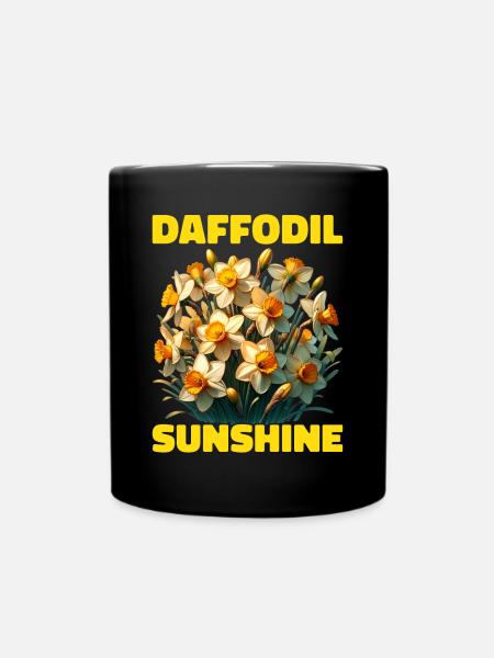 Jonquilles Fleur Jonquille Jonquille - Mug uni - noir
