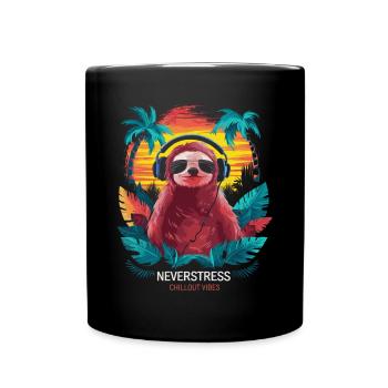 Design Chillout Vibes : décontracté et élégant - Mug uni - noir - Devant