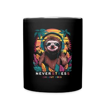 Design Chillout Vibes : décontracté et élégant - Mug uni - noir - Devant