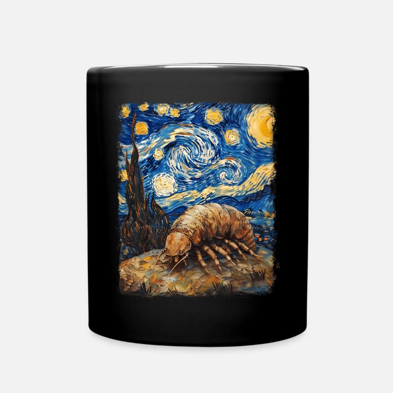 Isopodes Nuit étoilée Peinture - Mug uni - noir