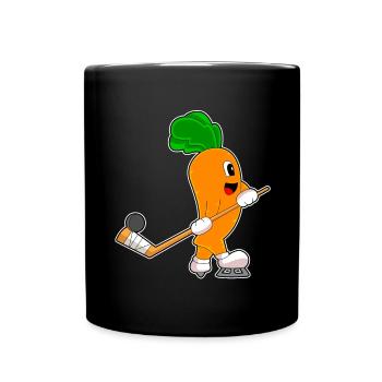 Karotte Eishockey Eishockeyschläger - Tasse einfarbig - Schwarz - Vorne