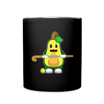 Avocado Gazon Hockey Stick - Mug uni - noir - Devant