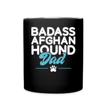 Afghan Hound Gifts - Full Colour Mug - black - Front