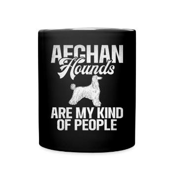 Cadeaux pour les chiens afghans - Mug uni - noir - Devant