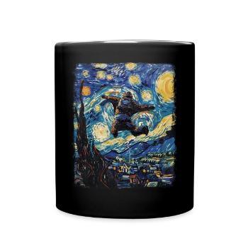 Wingsuit Wingsuit Volant Aviator Skyde Sternennac - Mug uni - noir - Devant