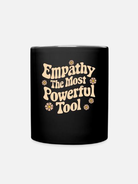 Empathie Das Mächtigste Werkzeug Sozialarbeiter - Tasse einfarbig - Schwarz