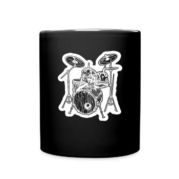Artistes rock - Mug uni - noir - Devant