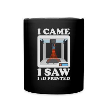 3D Printer Filament 3D Printing 3D Printing 3D Printer - Full Colour Mug - black - Front