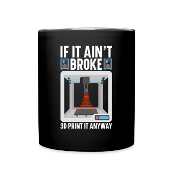 3D Printer Filament 3D Printing 3D Printing 3D Printer - Full Colour Mug - black - Front