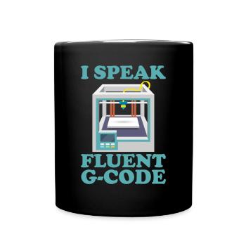 3D Printer Filament 3D Printing 3D Printing 3D Printer - Full Colour Mug - black - Front