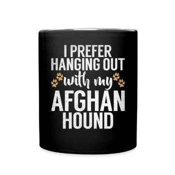 Cadeaux pour les chiens afghans - Mug uni - noir - Devant