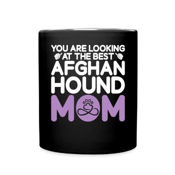 Cadeaux pour les chiens afghans - Mug uni - noir - Devant