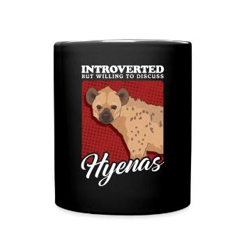 Hyena Hyena Spotted Hyena Gift - Full Colour Mug - black - Front