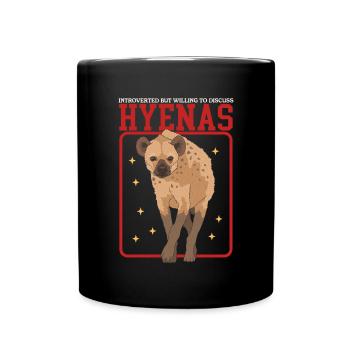 Hyène tachetée Hyène Hyène Cadeau - Mug uni - noir - Devant