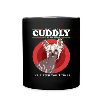 Chinese Crested Dog Chinese Crested Gift - Full Colour Mug - black - Front