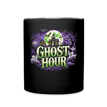 T-shirt d’Halloween mystique « Ghost Hour » - Mug uni - noir - Devant