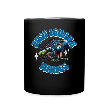 Iguana - Full Colour Mug - black - Front