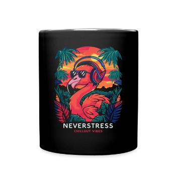 Design Chillout Vibes : décontracté et élégant - Mug uni - noir - Devant