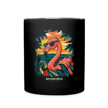 Chillout Vibes Design: Entspannt und Stilvoll - Tasse einfarbig - Schwarz - Vorne