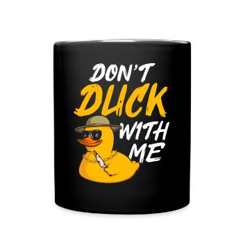 Rubber Duck Rubber Duck - Full Colour Mug - black - Front