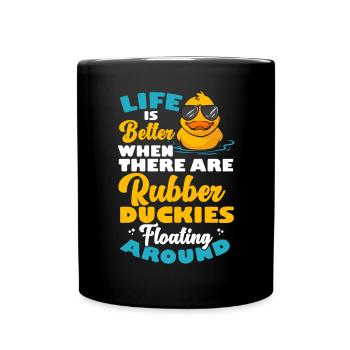 Rubber Duck Rubber Duck - Full Colour Mug - black - Front