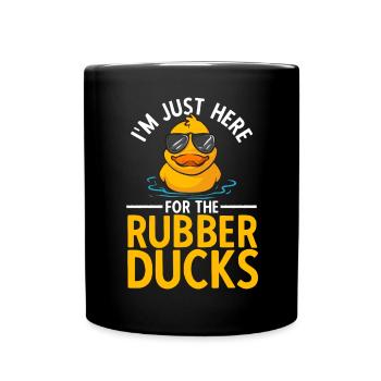 Rubber Duck Rubber Duck - Full Colour Mug - black - Front