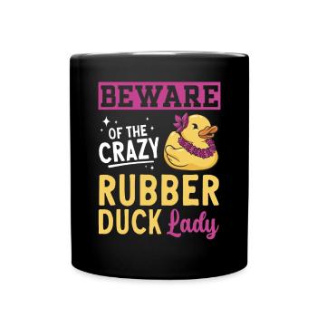 Rubber Duck Rubber Duck - Full Colour Mug - black - Front