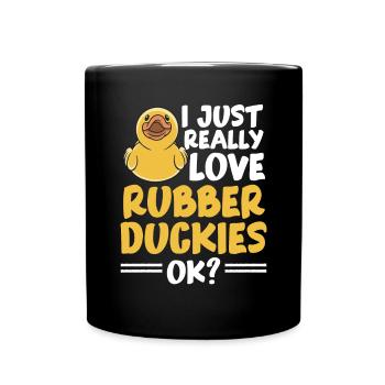 Rubber Duck Rubber Duck - Full Colour Mug - black - Front