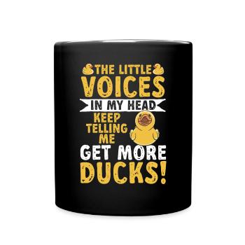 Rubber Duck Rubber Duck - Full Colour Mug - black - Front