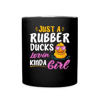 Rubber Duck Rubber Duck - Full Colour Mug - black - Front