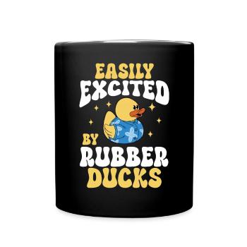 Rubber Duck Rubber Duck - Full Colour Mug - black - Front