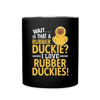 Rubber Duck Rubber Duck - Full Colour Mug - black - Front