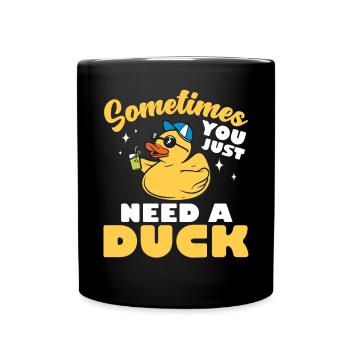 Rubber Duck Rubber Duck - Full Colour Mug - black - Front