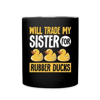 Rubber Duck Rubber Duck - Full Colour Mug - black - Front
