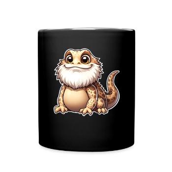 Bearded dragons - Full Colour Mug - black - Front