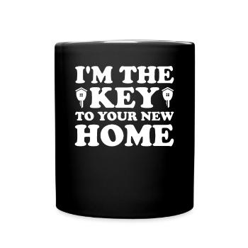 Agent immobilier Courtier immobilier Agent immobilier Agent immobilier - Mug uni - noir - Devant