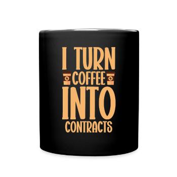 Agent immobilier Courtier immobilier Agent immobilier Agent immobilier - Mug uni - noir - Devant
