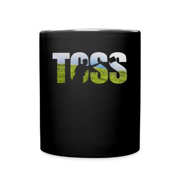 Cornhole Team Bean Bag Player - Tasse einfarbig - Schwarz - Vorne
