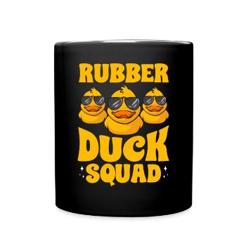 Rubber Duck Rubber Duck - Full Colour Mug - black - Front