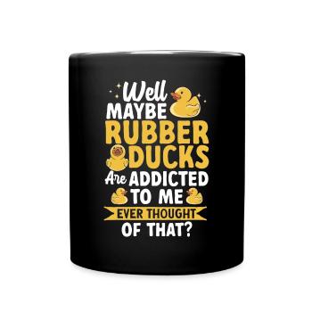 Rubber Duck Rubber Duck - Full Colour Mug - black - Front