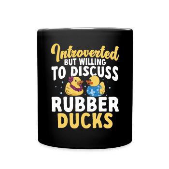 Rubber Duck Rubber Duck - Full Colour Mug - black - Front
