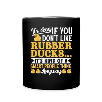 Rubber Duck Rubber Duck - Full Colour Mug - black - Front