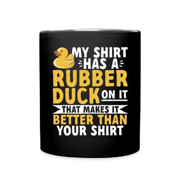 Rubber Duck Rubber Duck - Full Colour Mug - black - Front